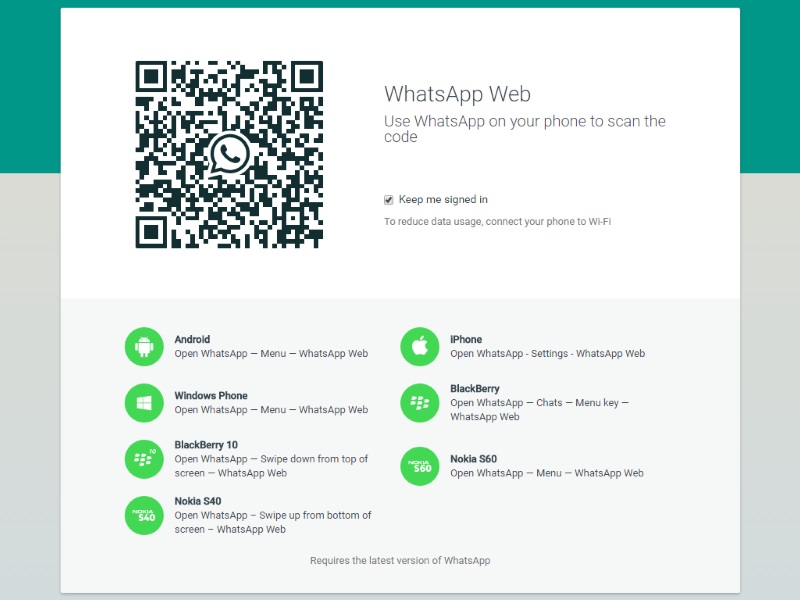 WhatsApp Web Finally Available to iPhone Users