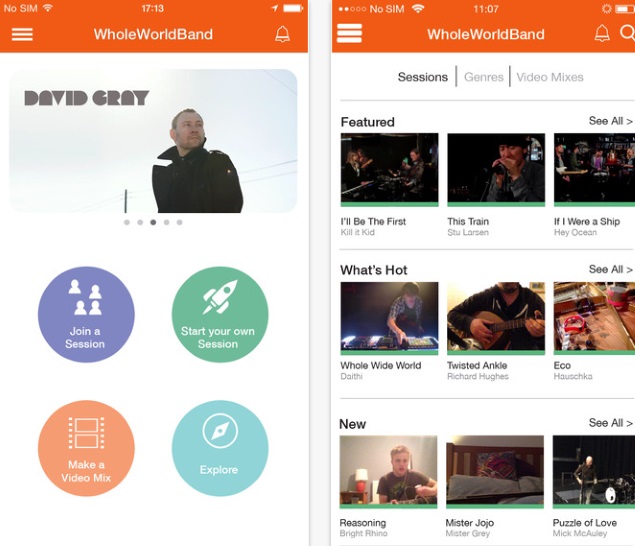 Now Play Music With Famous Rockstars, With WholeWorldBand App