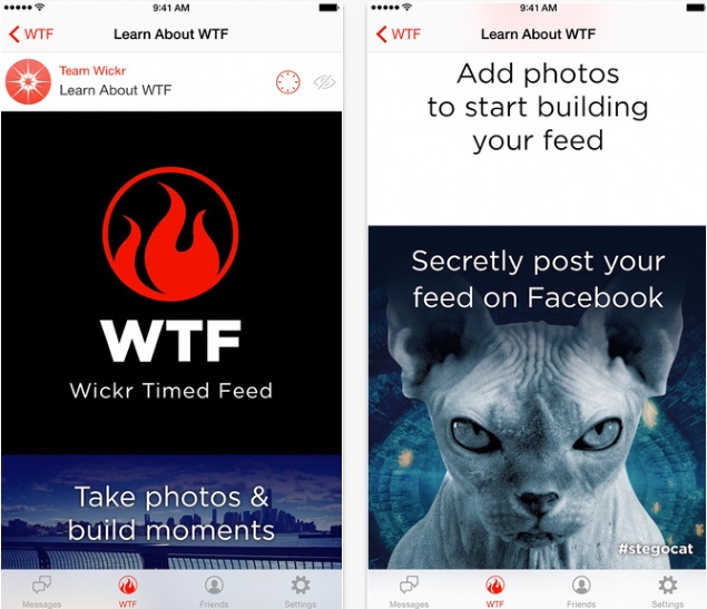 Wickr Messaging App Hides Pictures in Plain Sight on Facebook