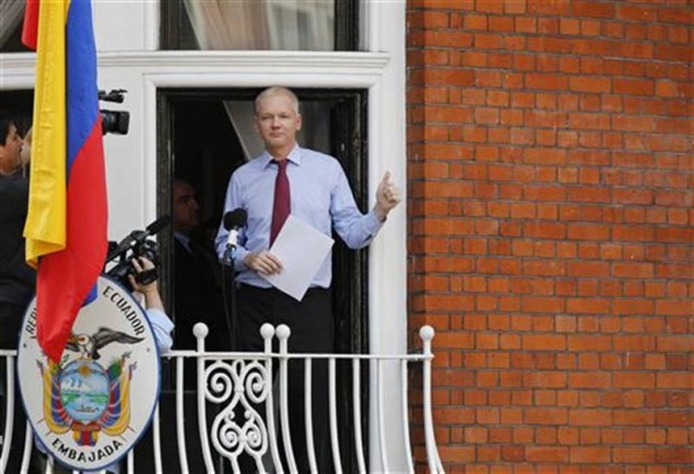 WikiLeaks' Assange sees up to a year in Ecuador embassy