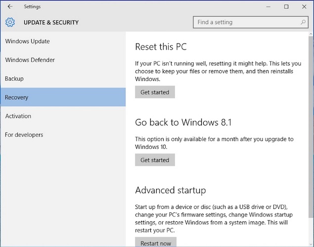 How to Downgrade From Windows 10 to Windows 7 or Windows 8.1