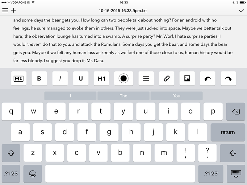 Download writing pad for free