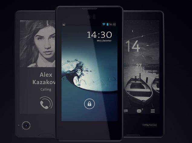 YotaPhone Dual-Screen Smartphone Launched at Rs. 23,499