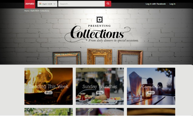 Zomato Launches Collections For Theme-Based Restaurant Discovery