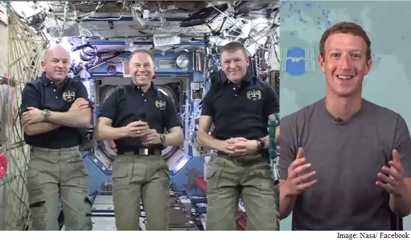 Zuckerberg Conducts Facebook Live Chat With ISS Astronauts