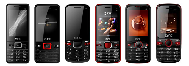 Zync Unveils 6 Dual Sim Feature Phones Starting At Rs 1 399