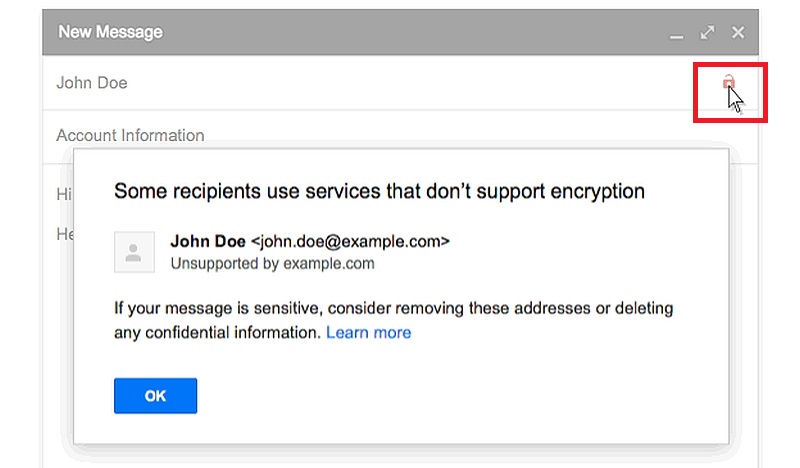 Gmail Will Now Warn You About Emails From Unencrypted Sources