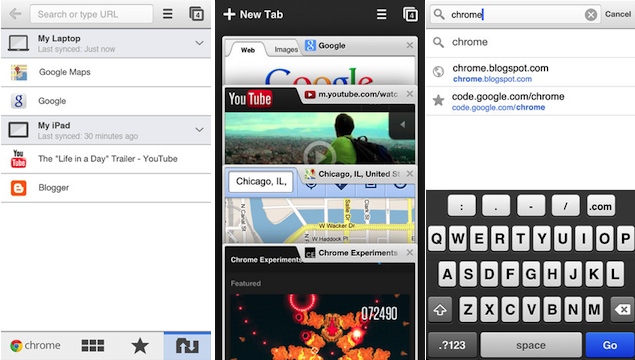Chrome for iOS update brings data compression, tighter integration with Google services