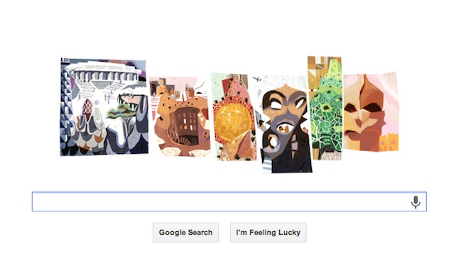 Google doodles Antoni Gaudí's 161st birthday