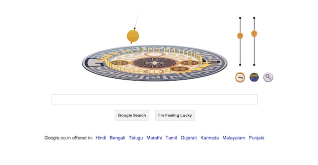 Leon Foucault's birthday marked by an interactive Google doodle