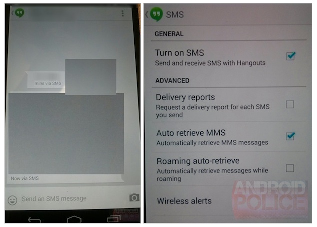 Google's Hangouts app will add SMS, MMS integration, video sharing: Report