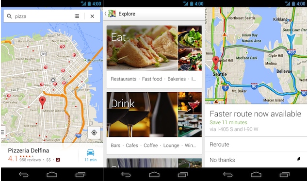 Google Maps update for Android bring a new UI, enhanced navigation and Explore features