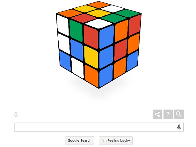 Rubik's Cube Invention's 40th Birthday Celebrated With a Google Doodle Game