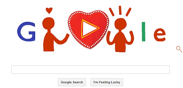 Valentine's Day celebrated with interactive candy box Google doodle