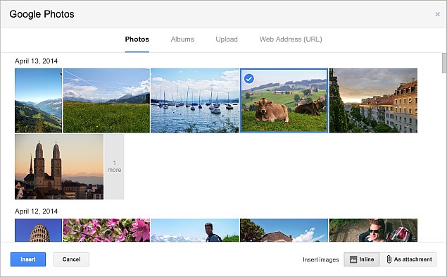 Gmail gets 'Insert Photos' feature for quicker image sharing