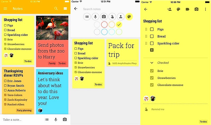 Google Keep Note-Taking App Finally Available for Apple's iOS Platform