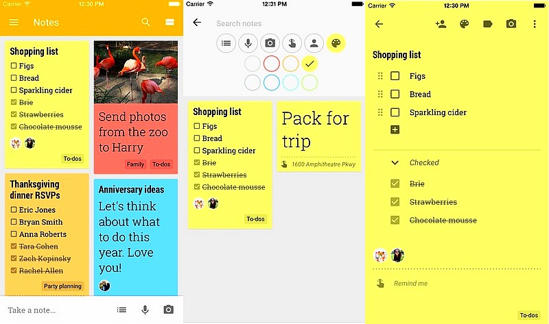 Google Keep Note-Taking App Finally Available for Apple's ...