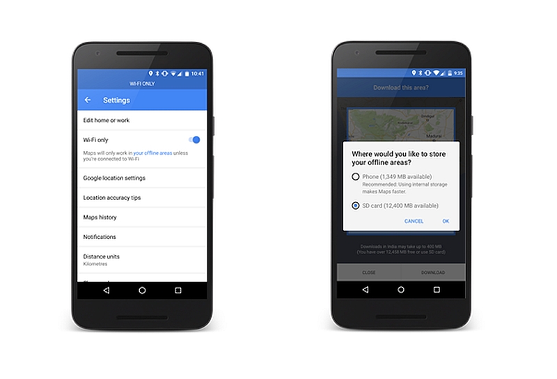गूगल मैप्स के एंड्रॉयड ऐप को नए ऑफलाइन फ़ीचर मिले