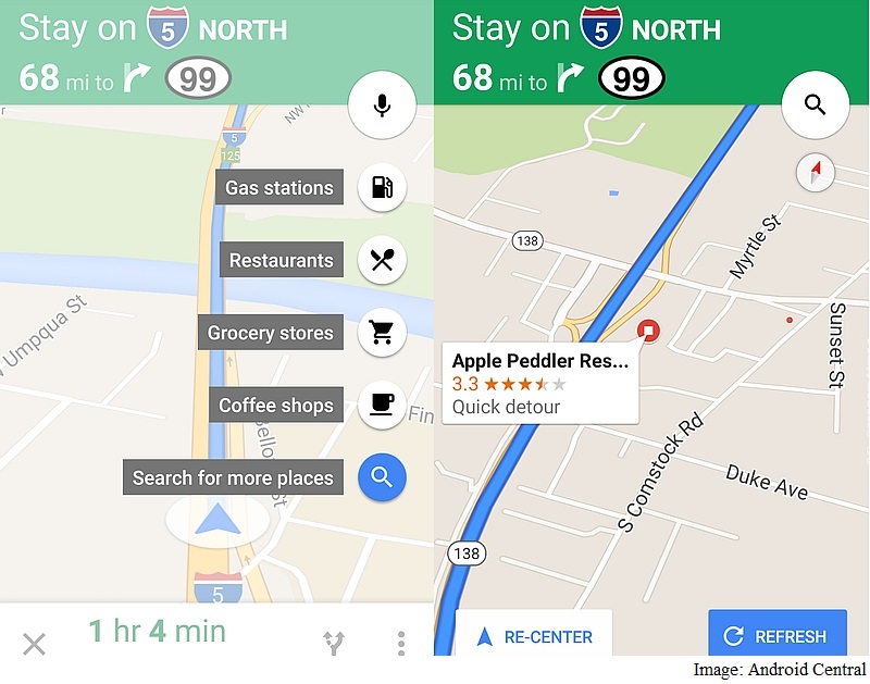 Google Maps for Android Will Let You Search for Stops Along Your Route