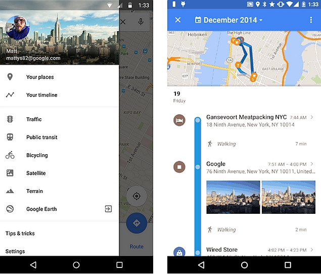 Google Maps 'Your Timeline' Lets Users Browse Their Location History
