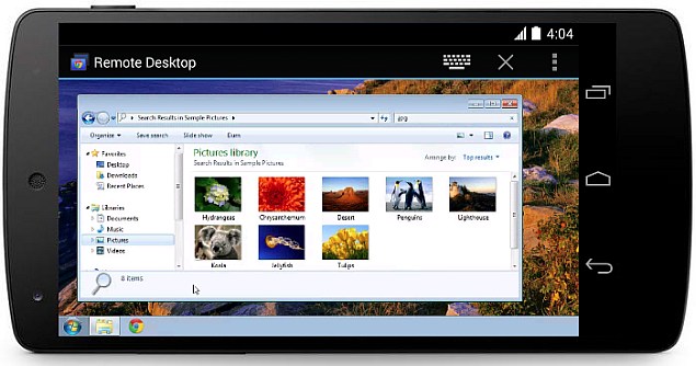 Chrome Remote Desktop app for Android launched with Windows and Mac access