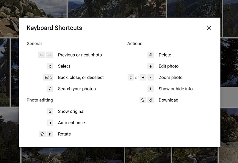 Google Photos for Web Gets Easier Uploading, Keyboard Shortcuts