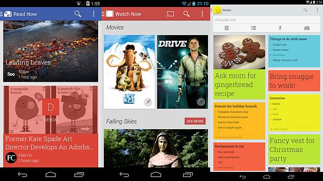 Google Keep, Play Newsstand and Play Movies & TV apps receive minor updates