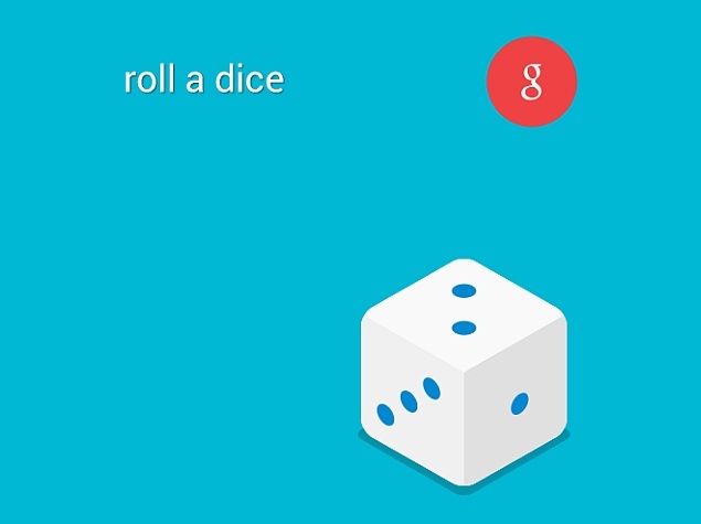 A die roll Online Dice