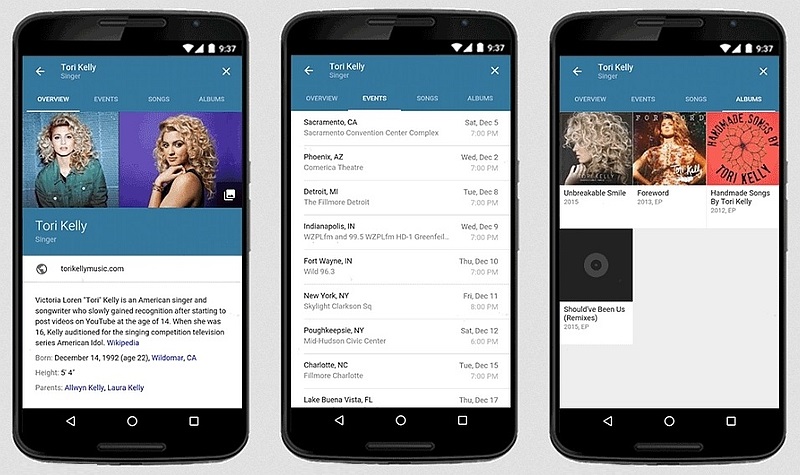 Google Search for Android Now Shows More Entertainment Contextual Information