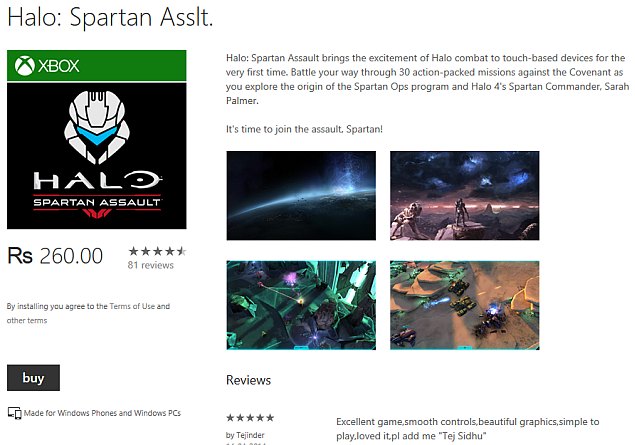 Halo: Spartan Assault becomes first Universal Windows app