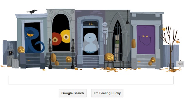 Happy Halloween! Google doodles a trick-or-treat surprise