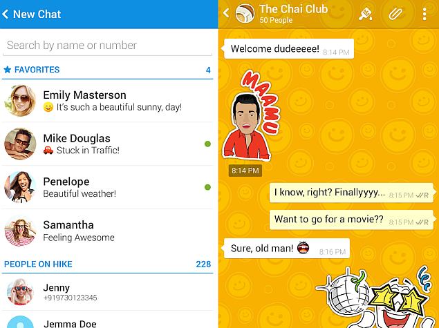 Hike Messenger Targets 100 Million Users by End of 2015