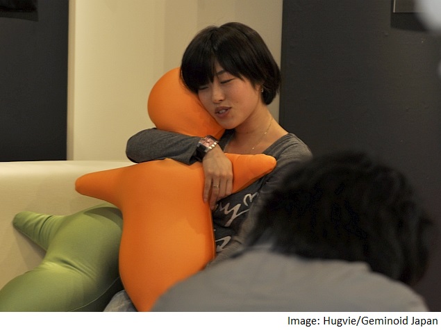 Japan Firm Sells Human Pillow Cellphone Holder