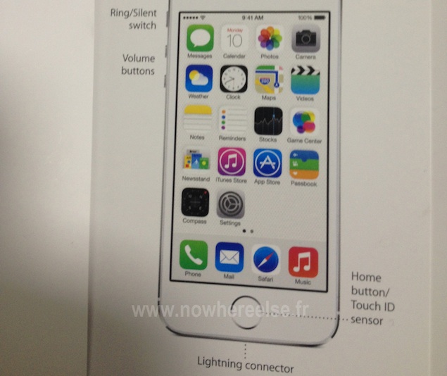 Leaked iPhone 5S user guide reveals 'Touch ID' name for fingerprint sensor