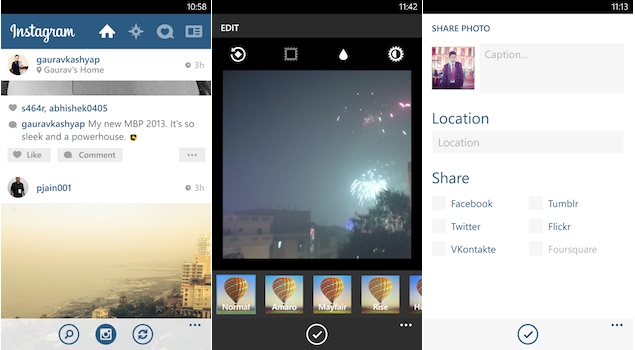 Instagram finally lands on Windows Phone, stripped of video uploads