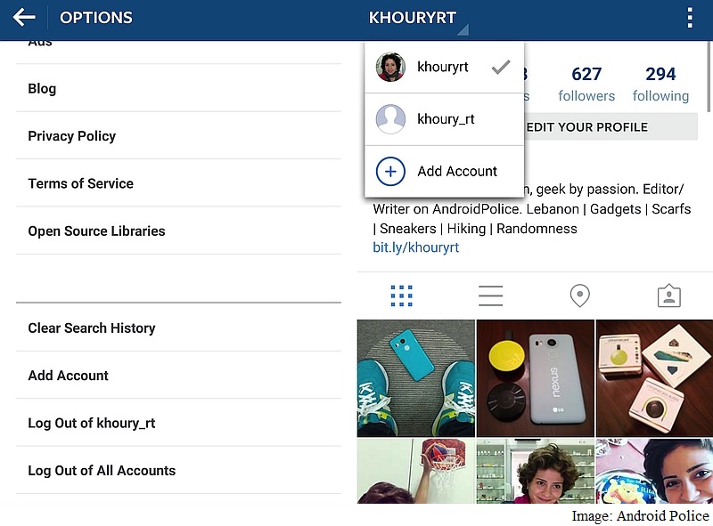 Instagram Testing Multiple Account Support on Android
