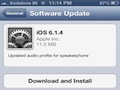 Apple releases iOS 6.1.4 update for iPhone 5