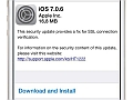 Apple releases iOS 7.0.6 and 6.1.6 update to fix major SSL security flaw