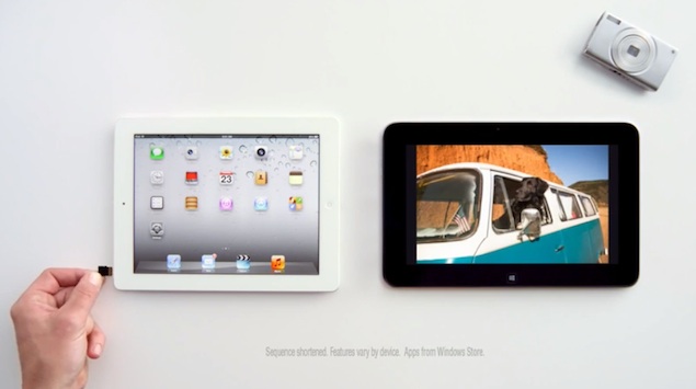 Microsoft mocks Apple's iPad in yet another television commercial