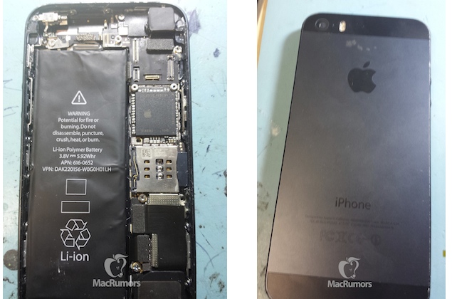 Purported pictures of iPhone 5S reveal recently leaked motherboard, new LED flash