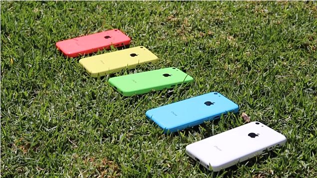 iPhone 5C appears in all five colours in new high quality video