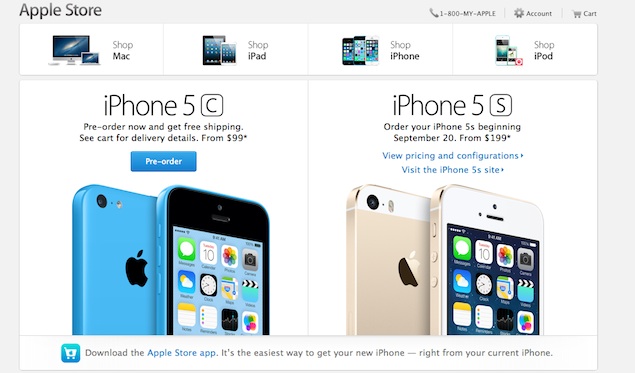 iPhone 5c up for pre-orders in nine countries including US, UK and China