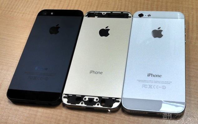 iPhone 5S pictured again in Gold colour, more evidence points to a