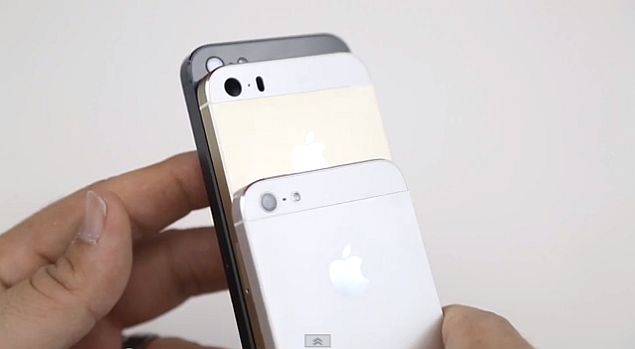 iPhone 5S makes a video appearance in full Champagne Gold glory