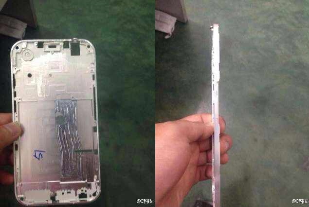 Purported iPhone 6 metal frame leaked, points to a large screen