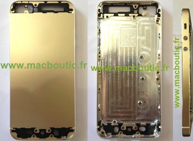 iPhone 5S purportedly pictured in Gold colour, 128GB storage variant predicted