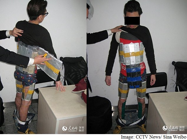 Internet Mocks 'iPhone Armour' Man Who Tried to Smuggle 94 iPhones