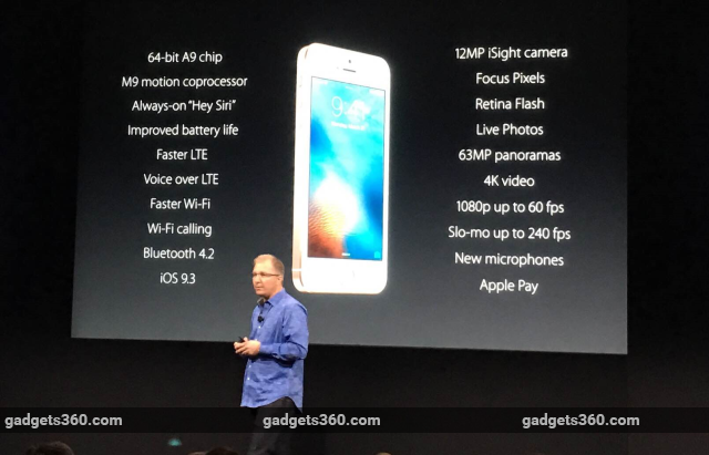 apple se 2016 specs