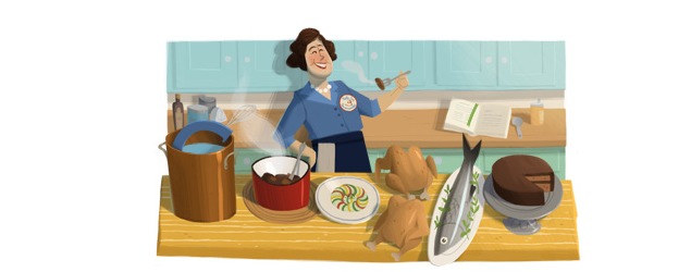 Julia Child birth centenary marked by Google doodle