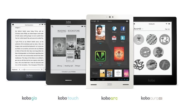 Kobo launches Touch, Glo and Aura HD e-readers, Arc Android tablet in India